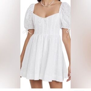 knee length dresses for ladies For Love & Lemons Francesca Mini Dress